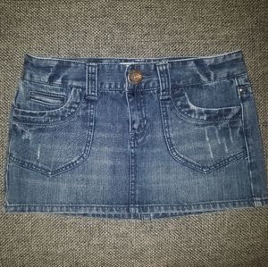 Denim Mini Skirt